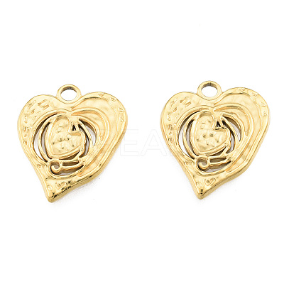 Ion Plating(IP) 201 Stainless Steel Pendants STAS-N098-265LG-1