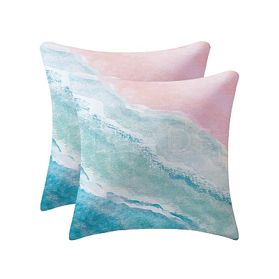 Square Polyester Pillow Case LS-AJEW-WH20080-67A-1