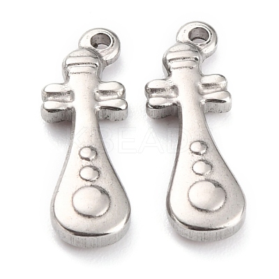 Non-Tarnish 304 Stainless Steel Pendants STAS-O145-18AS-1