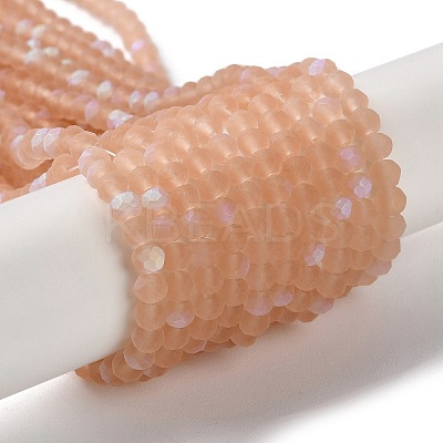 Imitation Jade Glass Beads Strands EGLA-A034-T3mm-MB21-1