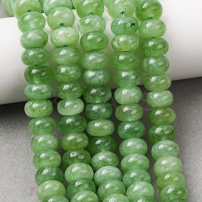 Natural White Jade Beads Strands G-E507-01-05-1