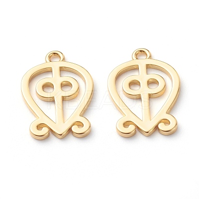 Brass Pendants KK-J278-10G-1