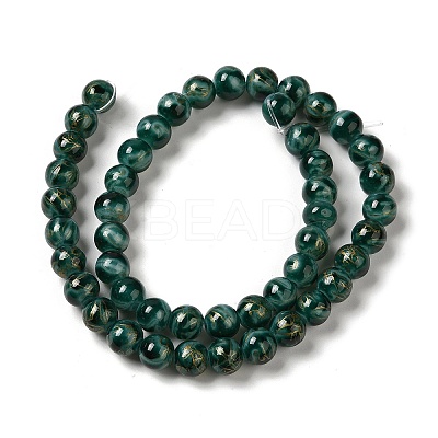 Baking Paint Glass Bead Strands DGLA-Z001-03A-1