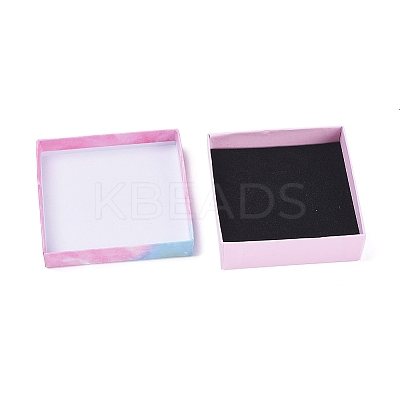 Cotton Filled Cardboard Gift Box Jewelry Set Boxes LS-CBOX-G018-E02-1