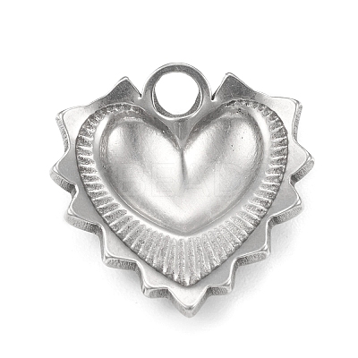 Non-Tarnish 304 Stainless Steel Pendants STAS-F287-36P-1