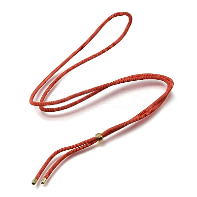 2.5MM Adjustable Braided Nylon Cords Necklace Making FB-CBAA152-02G-38-1