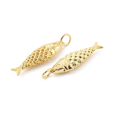 Rack Plating Brass Pendants KK-C021-06G-1