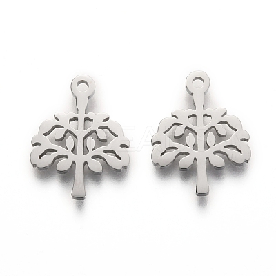 Non-Tarnish 304 Stainless Steel Pendants STAS-L245-012B-P-1