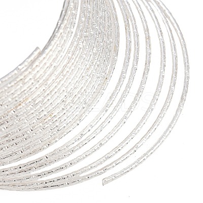 Textured Iron Memory Beading Wire for Wire Wrap DIY Jewelry Making LS-MW-L001-01A-S-1