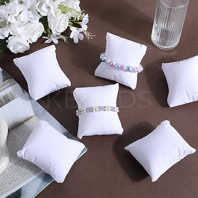 4Pcs Lint Bracelet Watch Pillow Jewelry Displays BDIS-BBC0001-07B-1