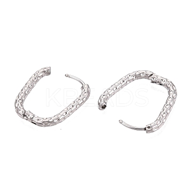Non-Tarnish 304 Stainless Steel Hoop Earring STAS-A091-17B-P-1