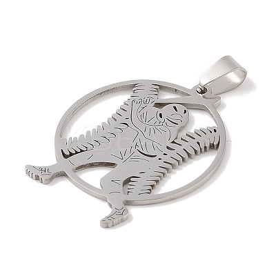Non-Tarnish 201 Stainless Steel Pendants STAS-A094-05A-P-1