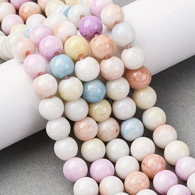 Ombre Effect Dyed Glass Beads Strands X-GLAA-T031-01O-06-1