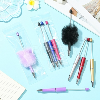 14Pcs 14 Styles Plastic Ball-Point Pen Sets AJEW-YW0001-37-1