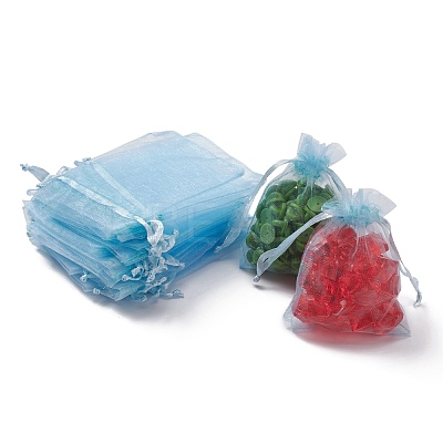 Organza Gift Bags with Drawstring X-OP-R016-7x9cm-08-1