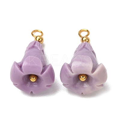 Dyed Synthetic Coral Pendants GG-CBAC295-02G-05-1