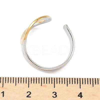 304 Stainless Steel Adjustable Cuff Rings RJEW-S626-01GP-D-1