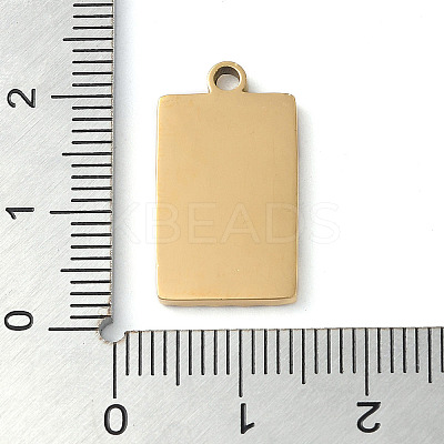 Ion Plating(IP) 304 Stainless Steel Pendants STAS-D025-06G-01-1