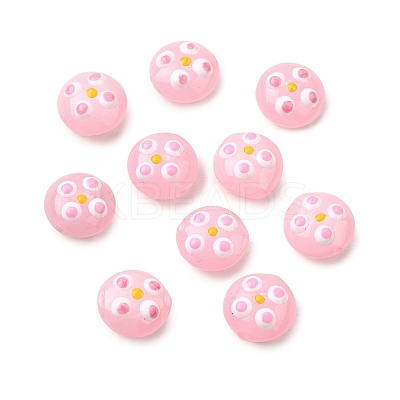 Transparent Glass Enamel Beads LAMP-S079-01C-1