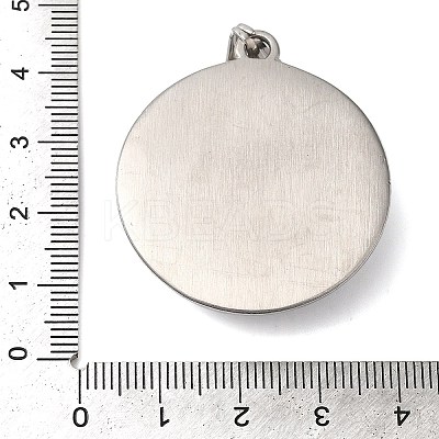 304 Stainless Steel Pendants STAS-Z067-03P-1