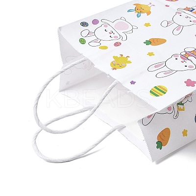 Easter Rectangle Kraft Paper Handbags CARB-U002-01C-1