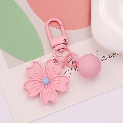 Resin Flower Pendant Decoration PW-WG31688-01-1