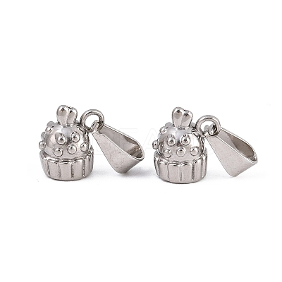 304 Stainless Steel Pendants STAS-B167-21C-P-1