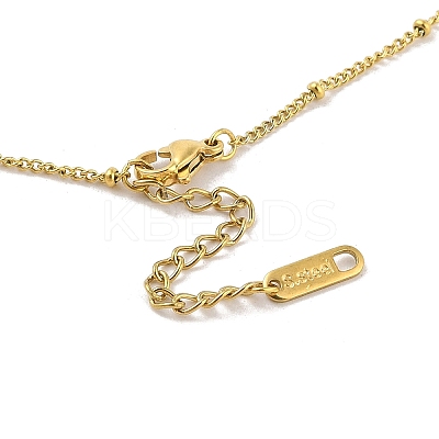 304 Stainless Steel Pendant Necklaces NJEW-Z036-03G-1