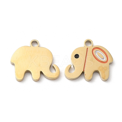 Ion Plating(IP) 316L Surgical Stainless Steel Charms STAS-H213-14G-1