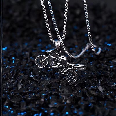 Motorcycle Alloy Pendant Necklace FS-WGFC55A-05-1