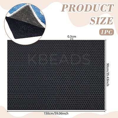Felt & TPR Anti-slip Carpet Mat AJEW-WH0816-427C-1