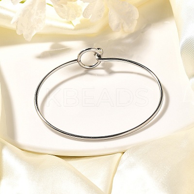 Tarnish Resistant 304 Stainless Steel Bangle BJEW-H530-01P-1