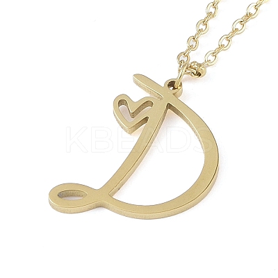 304 Stainless Steel Pendant Necklaces LS-NJEW-H029-02G-D-1