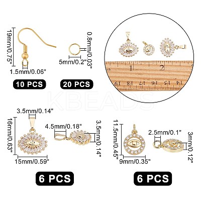 DIY Dangle Earring Making Kits DIY-AR0001-56-1