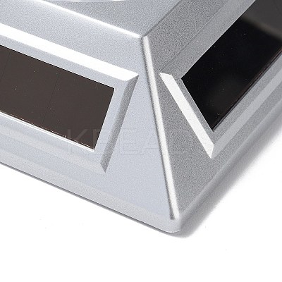 ABS Plastic 360 Degree Rotating Solar Power Battery Turntable Jewelry Display Stand LS-ODIS-C010-01A-1