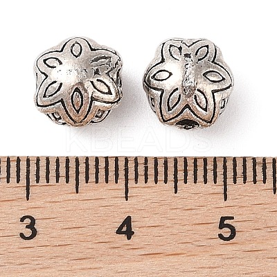 Tibetan Style Alloy 3 Hole Guru Beads FIND-C060-018AS-1