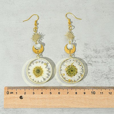 Brass Dangle Earrings EJEW-FS00017-1