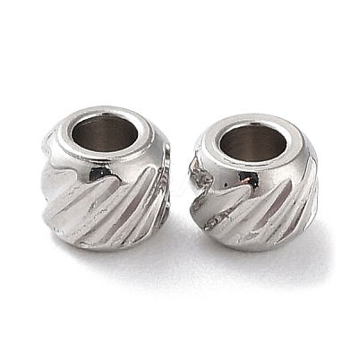 Non-Tarnish 201 Stainless Steel Spacer Beads STAS-K259-14C-P-1