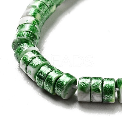 Electroplated Natural Howlite Bead Strands G-D470-01C-1