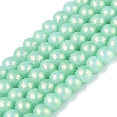 Baking Paint Glass Pearl Beads Strands DGLA-ZX001-05B-08-1