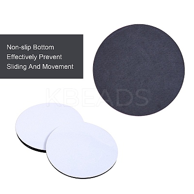Rubber Coasters AJEW-SZ0001-85-1