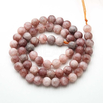 Natural Quartz Beads Strands G-N355-6mm-21-1