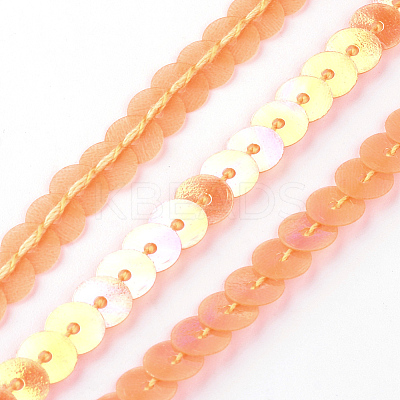 Eco-Friendly Plastic Paillette Beads PVC-Q092-6mm-P88-1