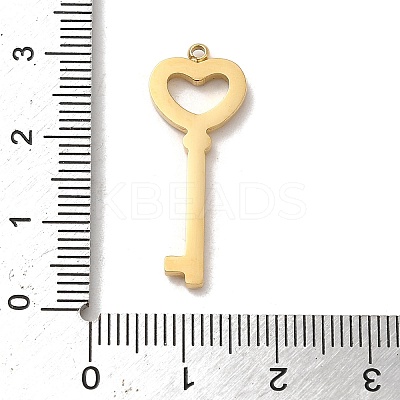 304 Stainless Steel Rhinestone Pendants STAS-L022-302G-1