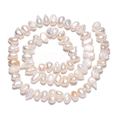 Natural Cultured Freshwater Pearl Beads Strands PEAR-N014-05-1