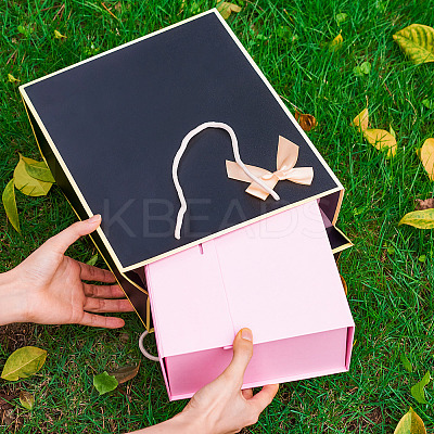 4Pcs Rectangle Paper Gift Bags AJEW-TA0001-60A-1