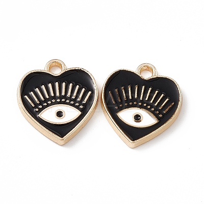 Alloy Enamel Pendants ENAM-K066-08C-1