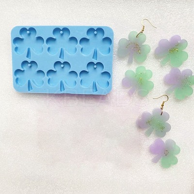 Shamrock Pendant Silicone Molds DIY-F109-16-1