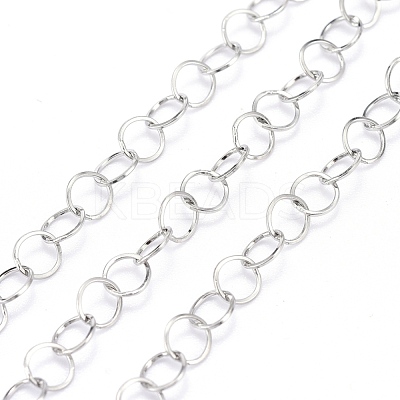 Tarnish Resistant 304 Stainless Steel Rolo Chains CHS-F011-05A-P-1