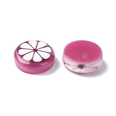 Fruit Series Opaque Resin Cabochons CRES-Q006-01C-1